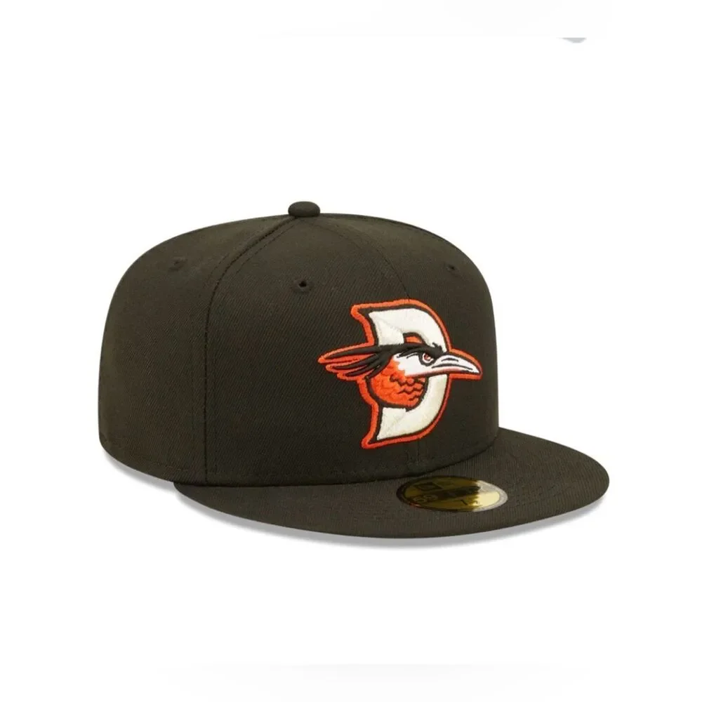 NWT New Era 59Fifty Delmarva Shorebirds On-Field Fitted Road Cap 7 1/8 MILB